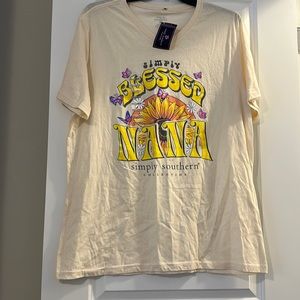 Brand new with tags Simply Southern Blessed Nana T-shirt